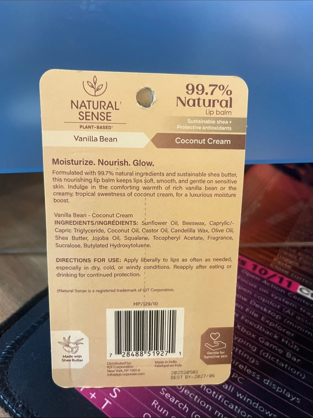Natural Sense lip balm